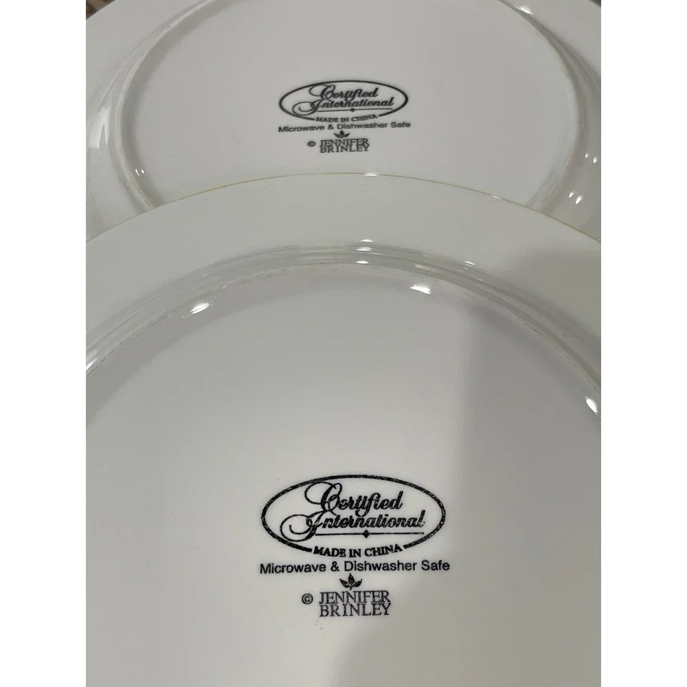 Set of 2 Certified International Jennifer Brinley 11